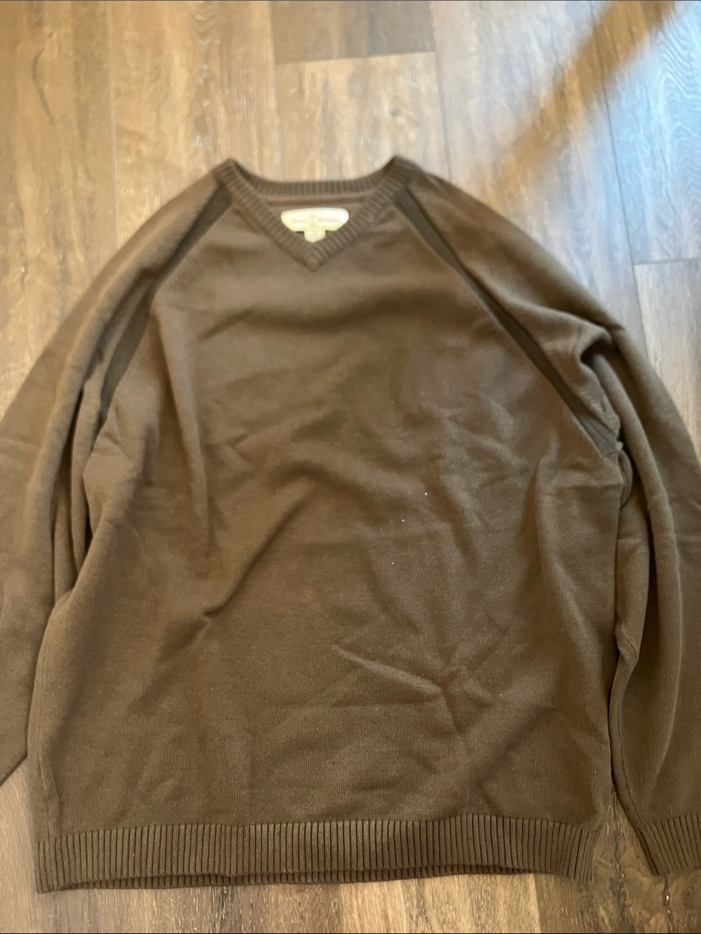 Tommy Bahama Men's Brown V-Neck Sweater